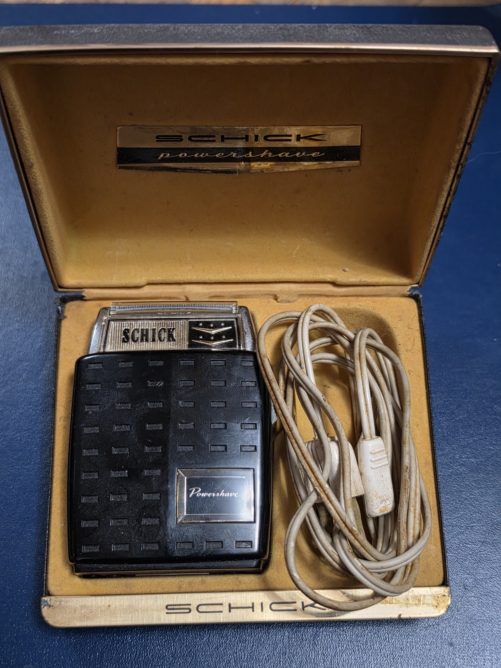 Vintage Schick Powershave Model 77 Razor - Display/Prop AS IS